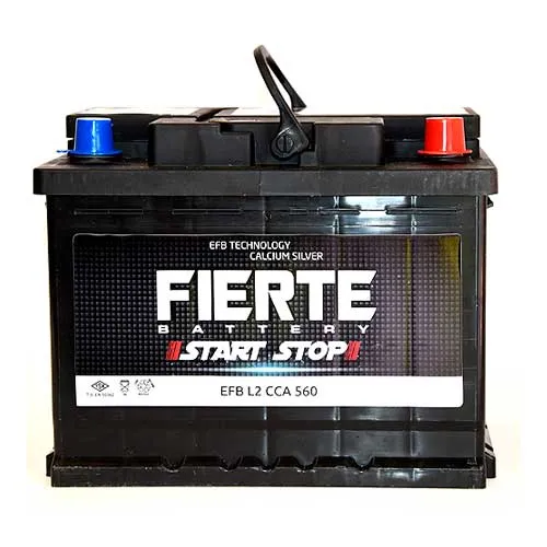 60AH FIERTE EFB L2 CCA 560 ( - + )