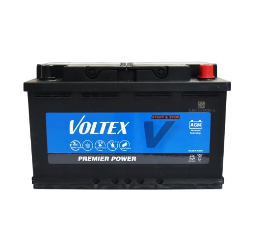 Voltex AGM 80AH VOLTEX AGM LN4 CCA 800 (- +)