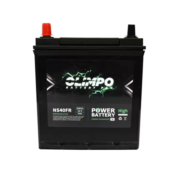 Olimpo 35AH NS40FR CCA 320 (+ -) CON PESTAÑA Olimpo 35AH NS40FR CCA 320 (+ -) CON PESTAÑA